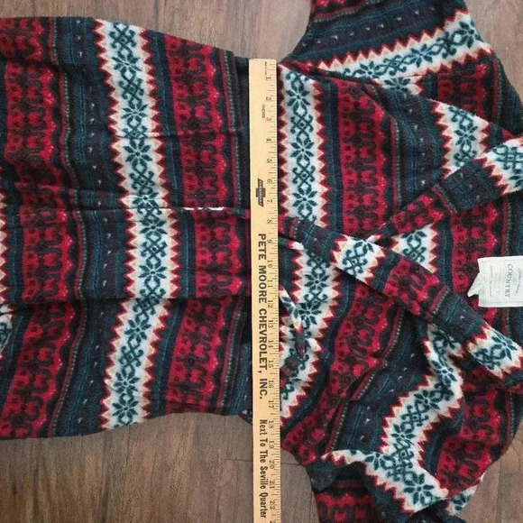 Vintage 90s Victoria Secret Country Womens Size Small Petite Southwestern Flee - Picture 7 of 8